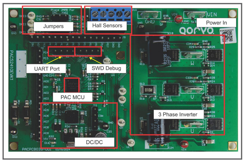 框图 - Qorvo PAC52410EVK1 评估套件